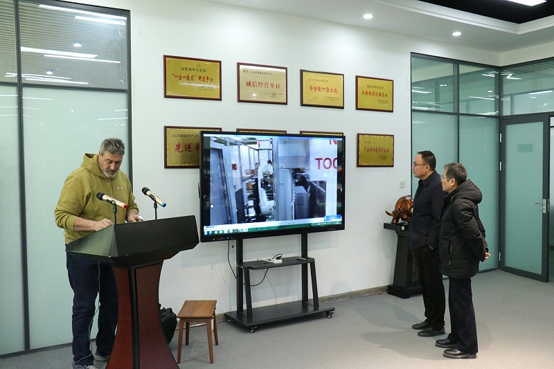 意大利RSA蒞臨百華鞋業洽談項目并成功簽約！